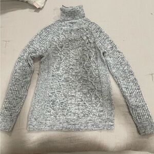 Express Men's Gray Turtleneck Sweater